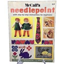 Vtg 1971 McCall's Needlepoint Book 2 Instructions  Patterns for Beginners