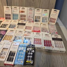 Press on Nails 47 pairs  brush on glue