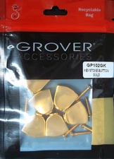 GP102GK Genuine Grover Replacement Keystone Buttons, Gold