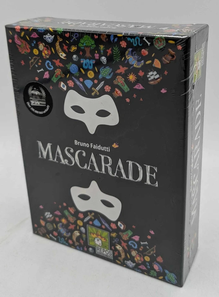 Repos Production Mascarade Bruno Faidutti 2013 Karten Spiel 4-12 Spieler Neu - Bild 2 von 4