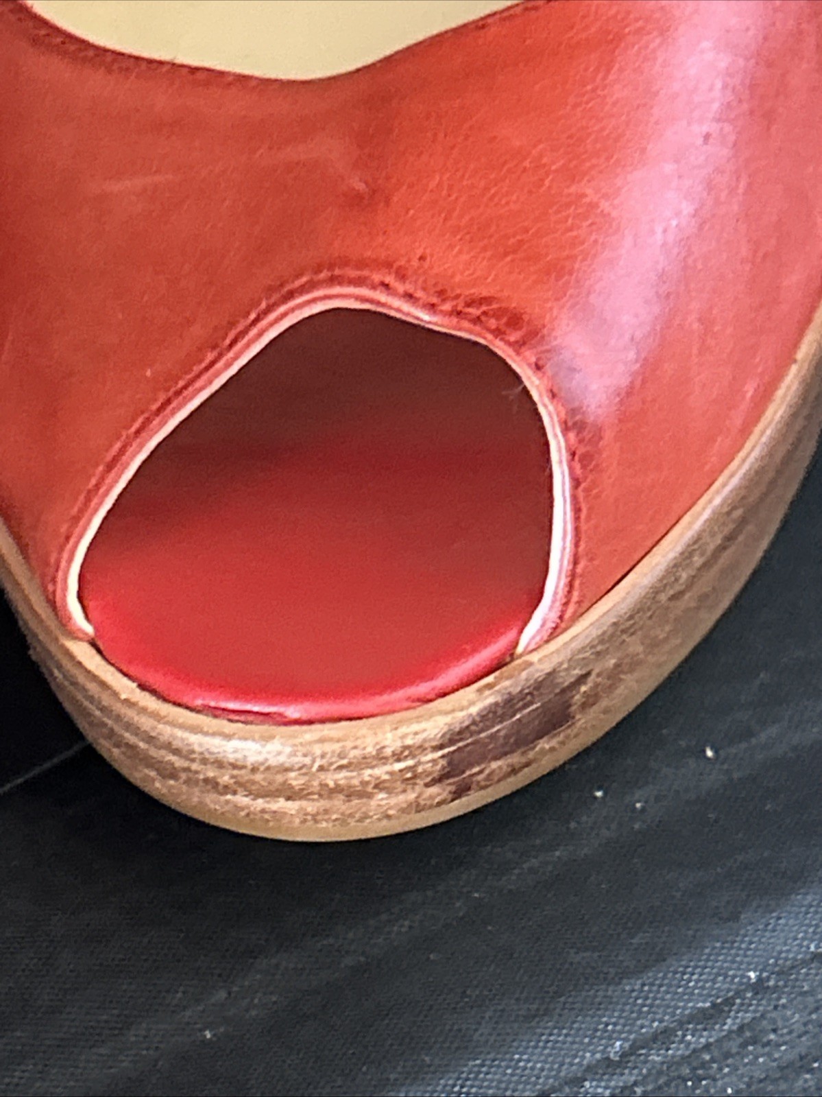 Cathy Jean Brazil High Heels Pump Peep Toe  Size 10