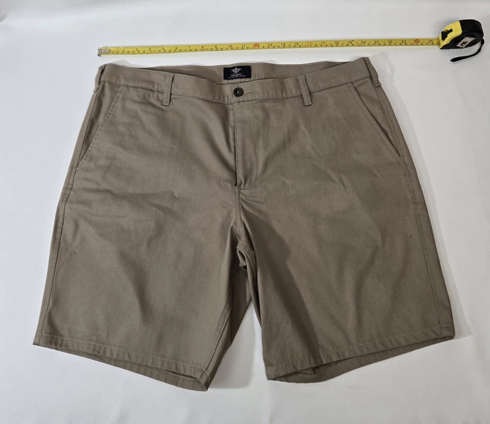 Dockers мужчин идеальный короткий классический крой - хаки - размер W40 новый с ярлыком - Изображение 2 из 4