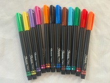 Sharpie Brush Pen Purple 12 pack Calligraphy ...
