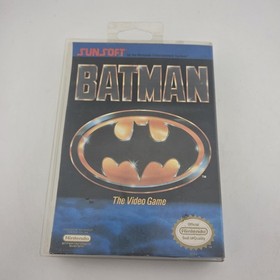Batman The Video Game - Box Only - Nintendo Nes - Rental Case (No Game)