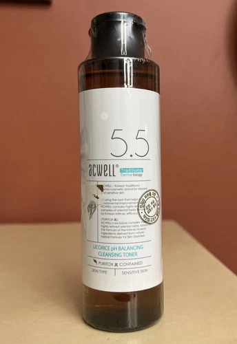 ACWELL 5.5 Licorice pH Balancing Cleansing Toner 5.1 Oz 150mL Sensitive Skin NEW