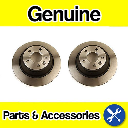 Genuine Volvo S80 (07-15) V70 XC70 (08-15) (17.5"" 336mm) Front Brake Discs (Pair