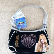 Hannah Montana Purse NWT Small RHINESTONES Hand Bag Miley Cyrus Disney NEW CHARM