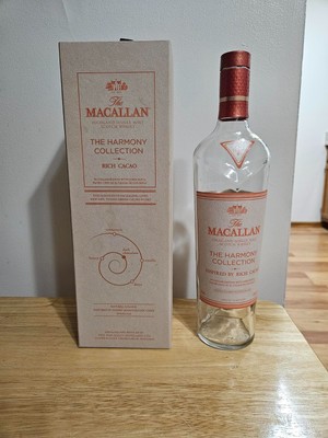 The Macallan HARMONY Rich Cacao Empty Bottle and Box