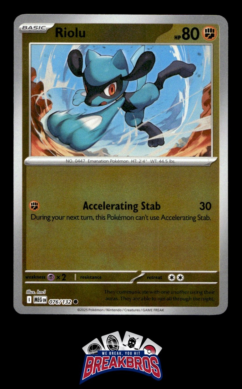 Riolu ME01: Mega Evolution #076/132 Common