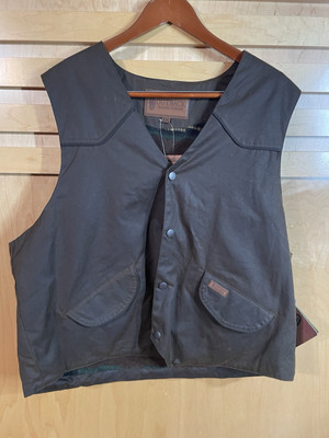 Outback Trading Co Oilskin Vest Men XXL Cliff Dweller Style