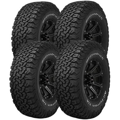 (QTY 4) LT285/70R17 BFG All-Terrain T/A KO2 121/118R LRD White Letter Tires