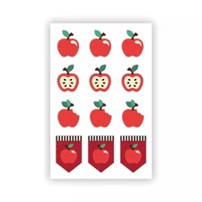 CREATIVE MEMORIES Apple Orchard Embellishments 12 layered Die-cuts