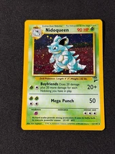 Pokemon Nidoqueen 12/130 Holo Base Set 2 II 2000 NM