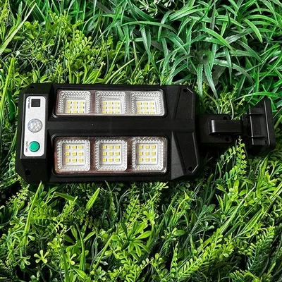 Außen Solar Wandleuchte mit Bewegungserkennung LED Gartenlampe ABS Gehäuse - Bild 1 von 4