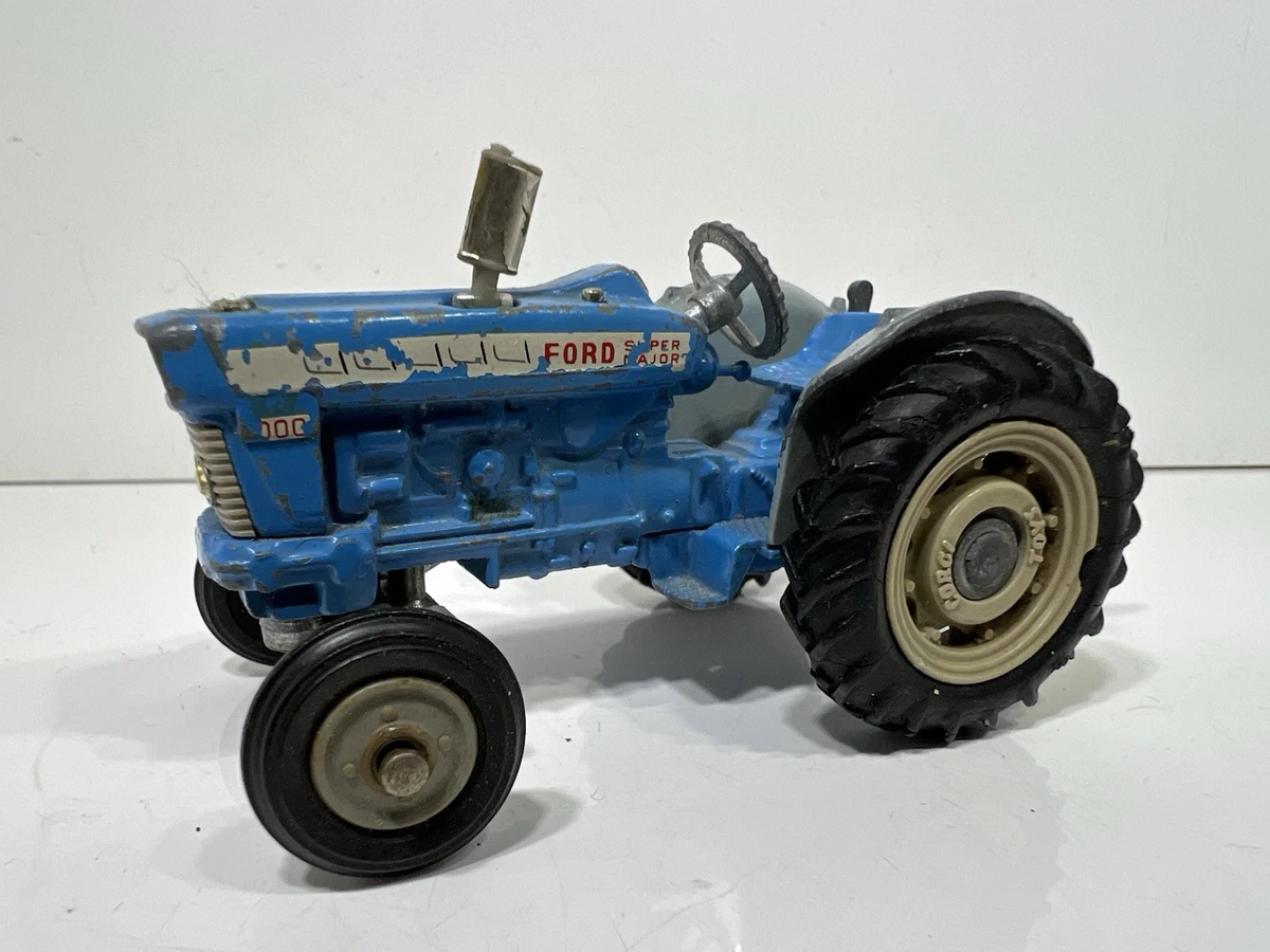 Corgi #47 - Tracteur Ford 5000 Super Major + Remorque - Miniature Diecast - Vintage 60's
