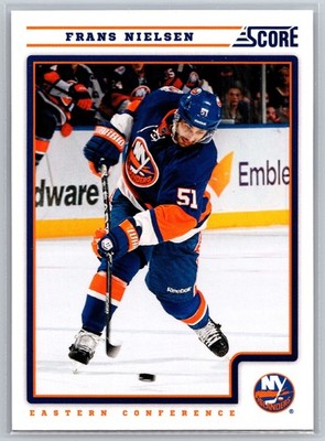 2012-13 Panini Score Frans Nielsen #302 New York Islanders Center Hockey