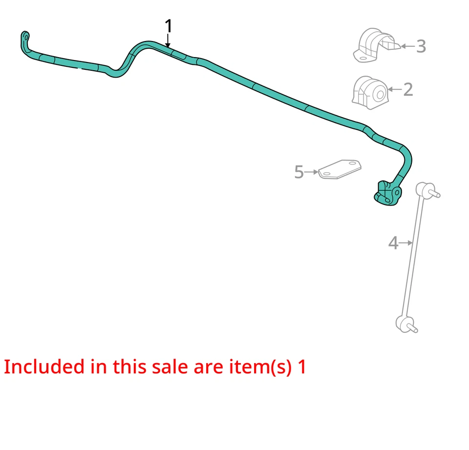 Barra estabilizadora delantera Honda Civic 2013 tracción delantera OEM 152 k millas - LKQ424551361 Foto 4 de 4