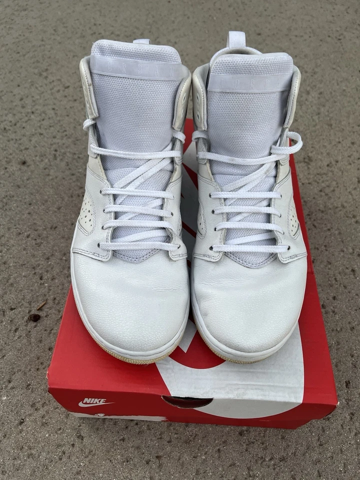 Zapatillas deportivas Jordan Flight Legend blancas para hombre talla 10,5 de caña alta Foto 2 de 4