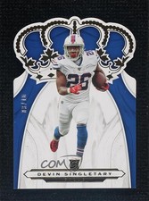 2019 Panini Chronicles Crown Royale Gold 3/10 Devin Singletary #CR-23 0l5d