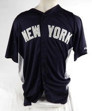 2013 New York Yankees Austin Romine #53 Game Issued Pos Used Navy Jersey BP ST 8
