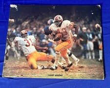Larry Brown Washington Redskins cardboard print 14 x 11