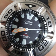 Citizen Promaster Date Divers 300m Eco Drive Solar Mens Watch Authentic Working