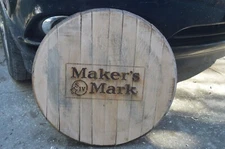 Maker's Mark Bourbon Whiskey Barrel Head/Lid
