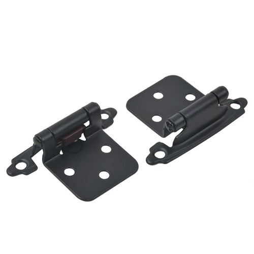 20x 1/2" Overlay Partial Wrap Kitchen Cabinet Hinges Self Closing Cabinet Hinge - Picture 7 of 17