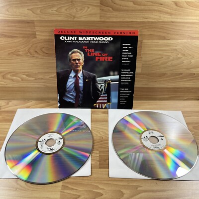 laserdisc - IN THE LINE OF FIRE - 1993 - Clint Eastwood, John