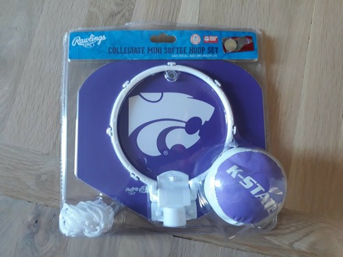 K-State Rawlings Collegiate Mini Softee Hoop Set Christmas