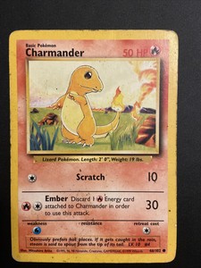 Original 1995 Charmander Pokemon Card 46/102 - Very Rare ...