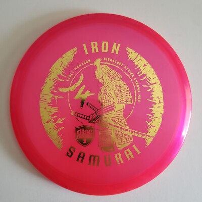Discmania Originals Iron Samurai 4 Eagle McMahon Chroma C-Line Pink! 177 grams!