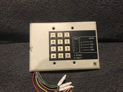  FBI, Fire Burglary Instruments Inc XL1218B Keypad, 