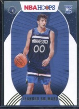 2020-21 Panini Hoops Basketball Leandro Bolmaro #247 Minnesota Timberwolves RC