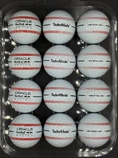 TaylorMade TP5x Stripe RedBull Oracle Racing 12 4A Used Golf Balls AAAA