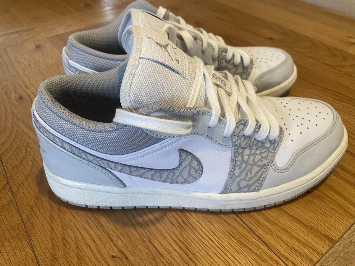 Jordan Low Smoke Grey Elephant On Feet Air Jordan Low Smoke Grey