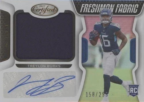 2022 Panini Certified Treylon Burks #215