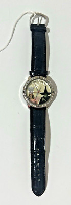 Wizard Of Oz Wicked Witch & Glinda Black & Stone Accent Color Watch 2009 Avon