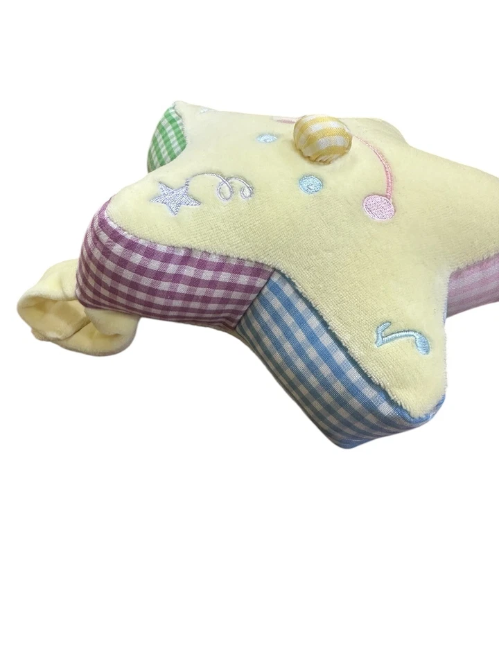 "Juguete infantil de guinga de felpa Little Star Twinkle musical amarillo de colección 6""" Foto 4 de 4