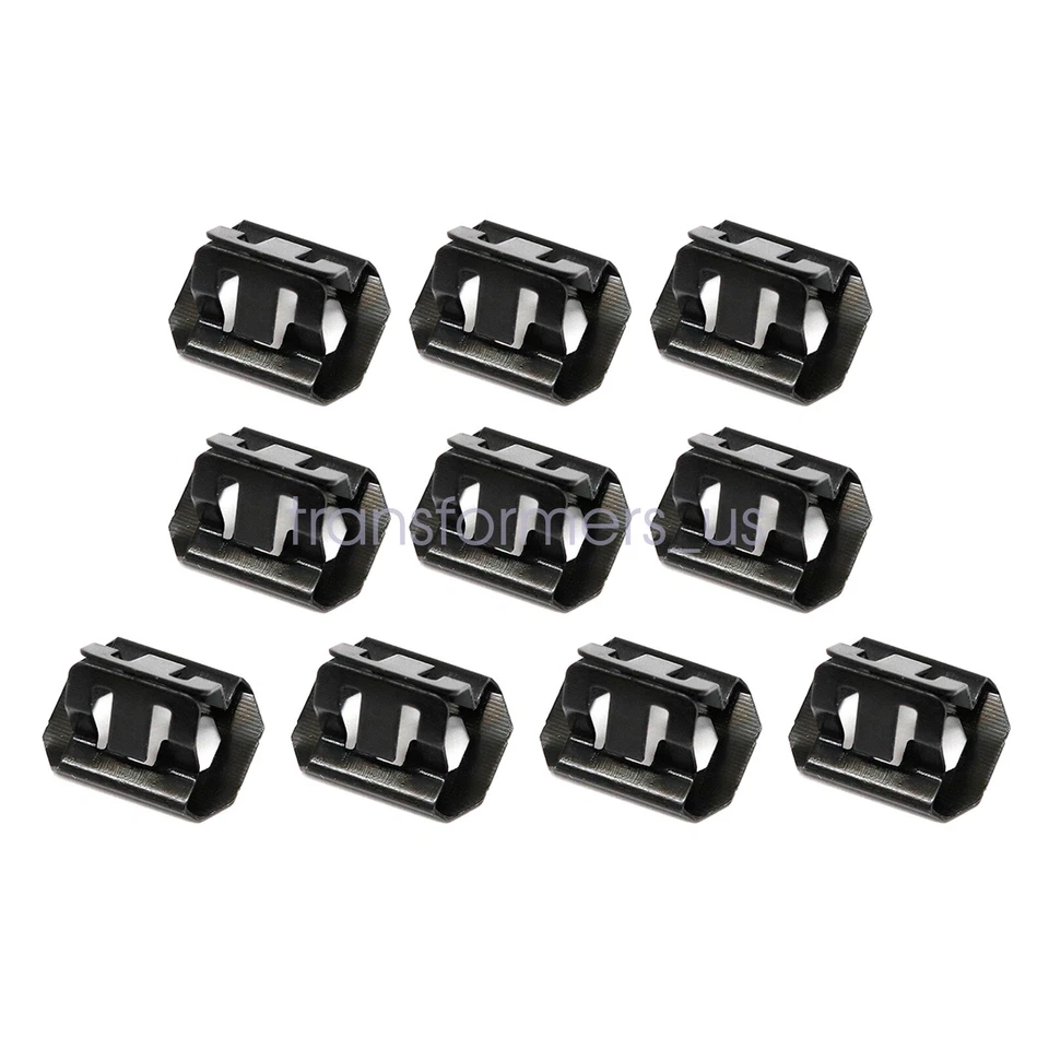 10 peças para 1999-2005 GMC Sierra Envoy Cadillac Escalade clipes de tampa de para-choque dianteiro - Imagem 4 de 4