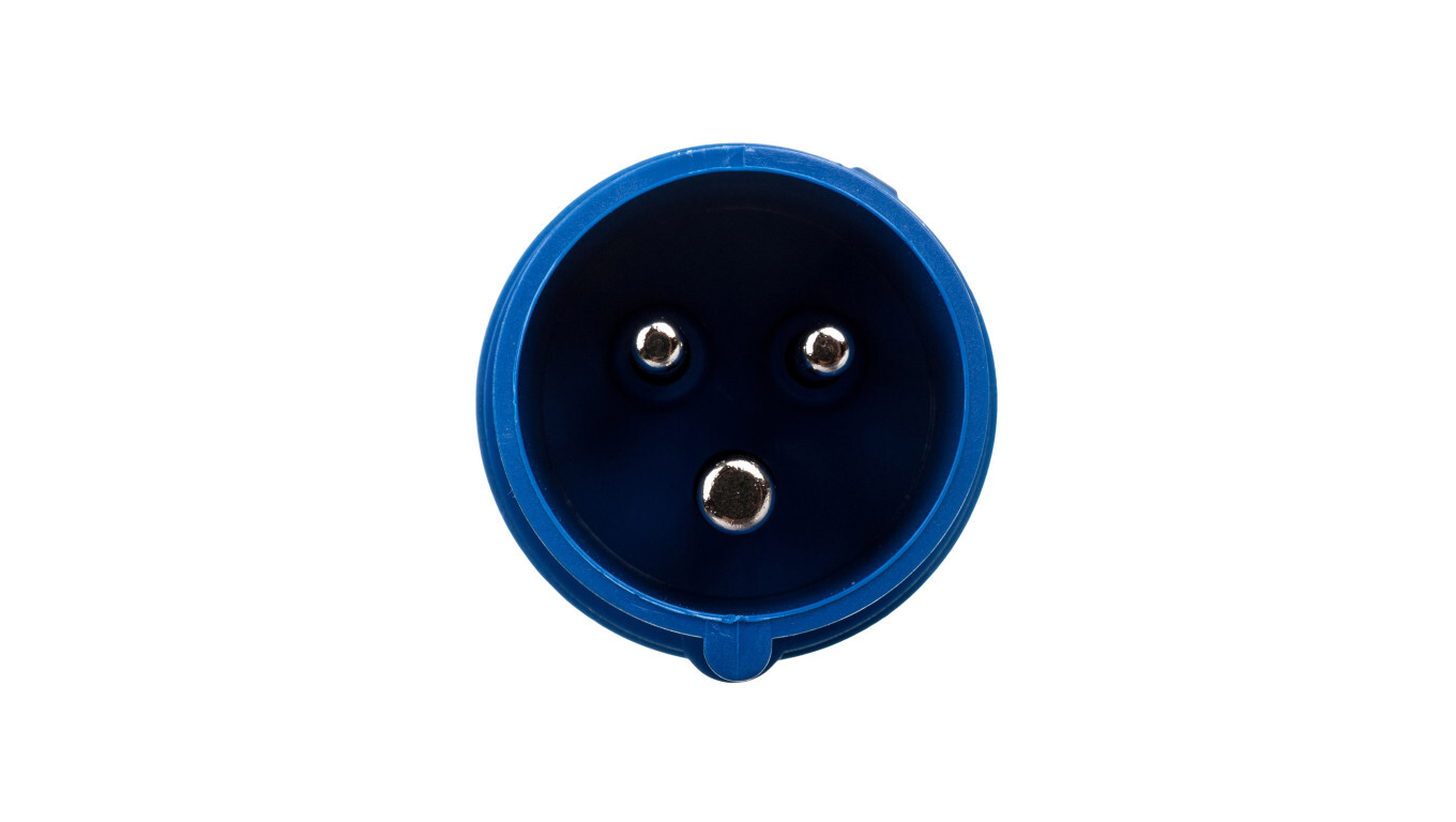 Portable plug 16A 3P 230V blue IP44 SHARK 013-6v /T2UK
