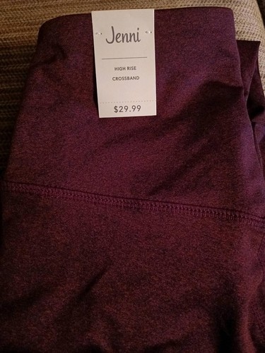 Jenni on Repeat Legging Crossover Waist Full Length - 3XXXL - Plum Wine - Picture 3 of 3
