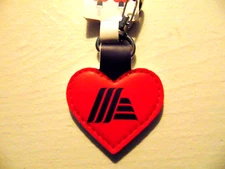 ALDI Gear Keychain Quarter Holder Keeper AOS Red Heart 2025 New B