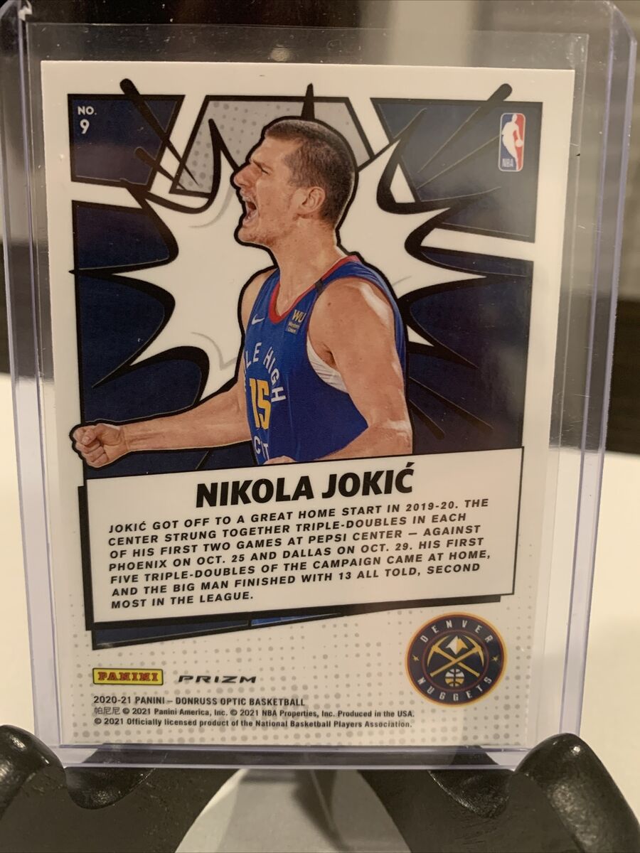 Nikola Jokic 2020-21 Panini Donruss Optic My House #9 SILVER Nikola Jokic 2020-21 Panini Donruss Optic My House #9 SILVER