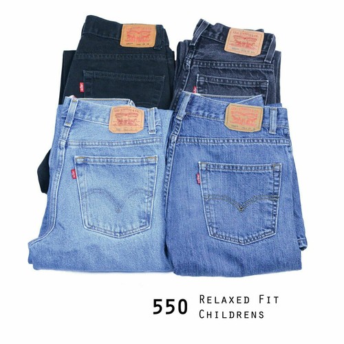 VINTAGE Bambini Levis 550 Relaxed Fit Jeans grado A w22, w23, w24, w25,  w26, w27 | eBay