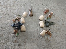 Barclay Army Men Vintage Anti Aircraft Toy Lot