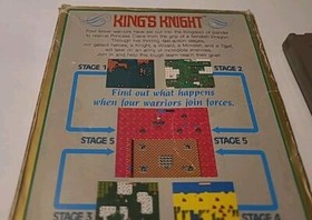 Authentic King's Knight with Box NES Tested Nintendo Entertainment System Square