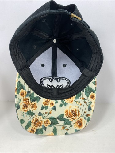 Gorra de béisbol floral Batman rosas amarillas para mujer gorra ajustable seis banderas promoción - Imagen 6 de 8