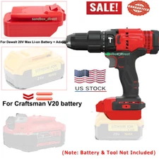 FOR Dewalt 20V Li-Ion Battery To Craftsman V*20 Series Cordless Tools Adapter