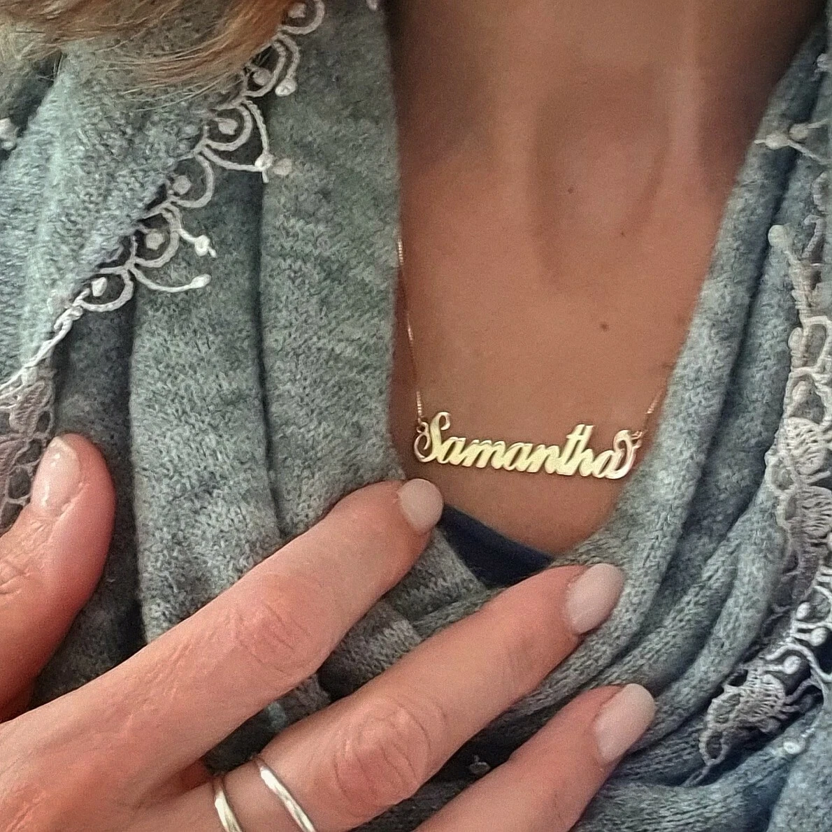 Samantha name necklace online